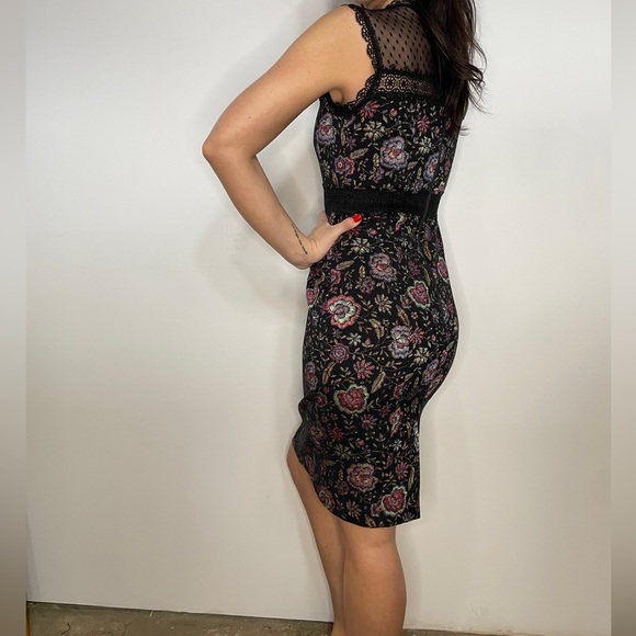 NANETTE LEPORE - Adela Floral-Jacquard Sleeveless Dress - Women’s Size 0 - Picture 3 of 9